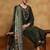 Women Floral Yoke Design Regular Thread Work Pure Cotton Kurta with Palazzos & With Dupatta
