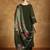 Women Floral Yoke Design Regular Thread Work Pure Cotton Kurta with Palazzos & With Dupatta
