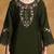 Women Floral Yoke Design Regular Thread Work Pure Cotton Kurta with Palazzos & With Dupatta