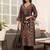 Women Ethnic Motifs Printed Regular Chanderi Silk Kurta with Trousers