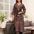 Women Ethnic Motifs Printed Regular Chanderi Silk Kurta with Trousers