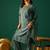 Ethnic Motifs Embroidered Round Neck Thread Work Kurta With Trousers & Dupatta