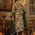 Mirror Embellished V-Neck Straight Kurta With Solid Bottom & Dupatta