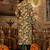 Mirror Embellished V-Neck Straight Kurta With Solid Bottom & Dupatta