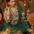 Mirror Embellished V-Neck Straight Kurta With Solid Bottom & Dupatta
