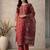 Women Ethnic Motifs Printed Regular Sequinned Kurta with Trousers & With Dupatta
