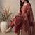 Women Ethnic Motifs Printed Regular Sequinned Kurta with Trousers & With Dupatta