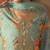 Sea Green Floral Printed Round Neck Kurta with Trousers & Dupatta