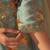 Sea Green Floral Printed Round Neck Kurta with Trousers & Dupatta