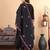 Floral Embroidered Thread Work Pure Cotton Straight Kurta with Trousers & Dupatta
