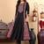 Floral Embroidered Thread Work Pure Cotton Straight Kurta with Trousers & Dupatta