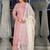 Floral Regular Thread Work Kurta with Trousers & Dupatta