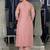 Floral Regular Thread Work Kurta with Trousers & Dupatta