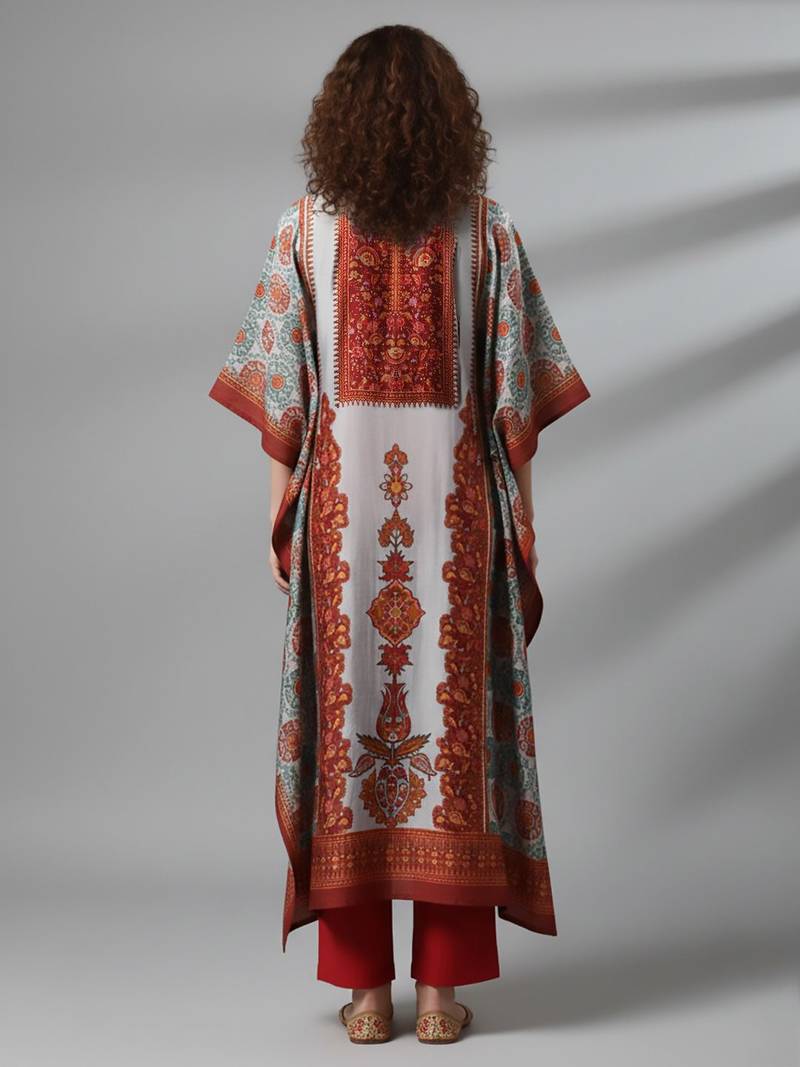 Women Floral Printed Kurta with Trousers