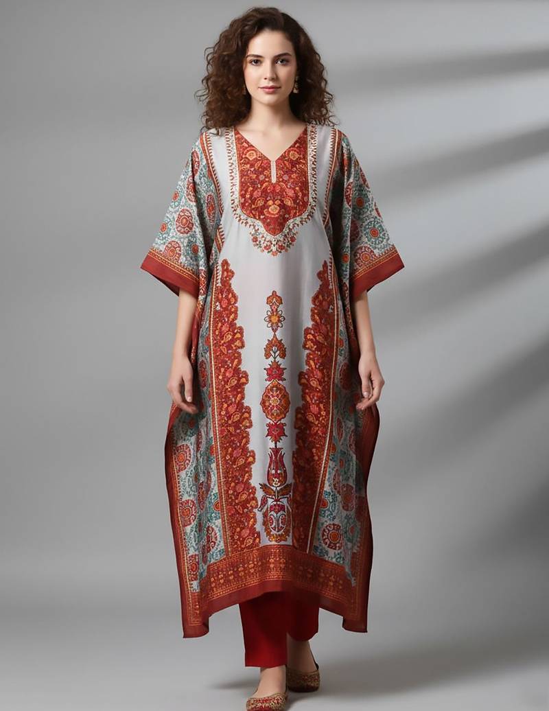 Women Floral Printed Kurta with Trousers