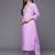 Floral Printed Thread Work Kurta with Trousers & Dupatta