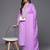 Floral Printed Thread Work Kurta with Trousers & Dupatta