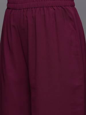 Women Embroidered Regular Sequinned Kurta with Sharara & With Dupatta 3