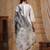 Women Floral Printed Regular Thread Work Pure Cotton Kurta with Trousers & With Dupatta