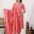 Women Floral Printed Regular Kurta with Trousers & With Dupatta