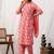 Women Floral Printed Regular Kurta with Trousers & With Dupatta