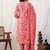 Women Floral Printed Regular Kurta with Trousers & With Dupatta