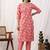 Women Floral Printed Regular Kurta with Trousers & With Dupatta