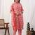 Women Floral Printed Regular Kurta with Trousers & With Dupatta