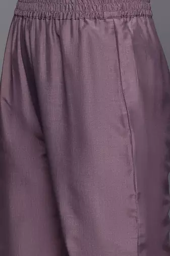 Sequinned Panelled Pure Silk Kurta with Trouser