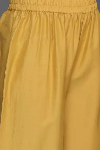 Round Neck Ethnic Motifs Embroidered Regular Kurta with Trousers & With Dupatta
