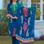 Women Ethnic Motifs Printed Regular Sequinned Kurta with Trousers & With Dupatta