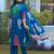 Women Ethnic Motifs Printed Regular Sequinned Kurta with Trousers & With Dupatta