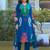 Women Ethnic Motifs Printed Regular Sequinned Kurta with Trousers & With Dupatta