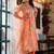 Bandhani Printed Mirror Work Anarkali Kurta With Trouser & Dupatta