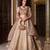 Gold Crush Fabric Chaniya Choli with Sequins Embroidery