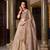 Gold Crush Fabric Chaniya Choli with Sequins Embroidery