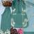 Blue crepe readymade suit with embroidery & sequence work