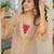 Beige tissue readymade 3 piece suit suit with embroidery & sequence work
