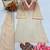 Beige tissue readymade 3 piece suit suit with embroidery & sequence work