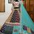Sky Blue Mirror Navratri Lehenga Choli With Dupatta