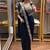 Black embroidered saree