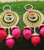 decorative kamalkali shubh labh wall hanging  handmade toran door hanging decor (pack of 2)
