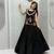 Black Color Plain Work Khadi cotton Navratri Lahenga Choli Strug Set