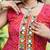 Pink Color Printed and Mirror Work Georgette Navratri Salwar Suit