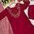 Rani Pink Color Sequins and   Hand Work Cotton Salwar Suit 