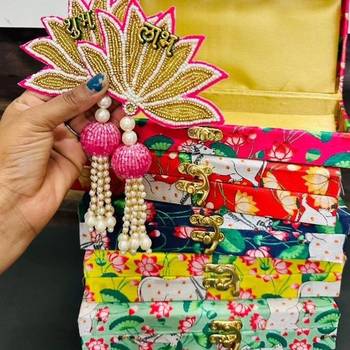 shubh labh lotus latkan wall hanging  handmade toran door hanging door (pack of 2) 1