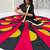 Black Color Beautifull multi colour kadi Cotton Navratri Lahenga Choli Set