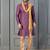 purple silk blend kurta payjama dupatta set for men