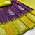 Yellow wine art silk blend banarasi jacuard work saree with unstitched blouse piece