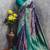 Turquoise soft art silk blend banarasi jacuard work saree with unstitched blouse piece